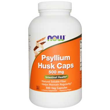 Now Foods Capsules de graines de plantain, 500 pcs.