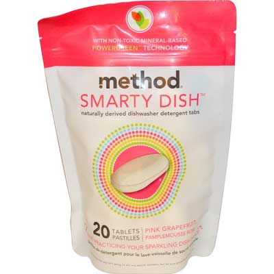 Comprimés lave-vaisselle Best Method, Smarty Dish, Pamplemousse rose
