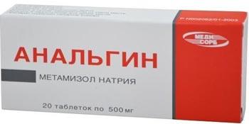 Analgin 0,5 N20 onglet Medisorb