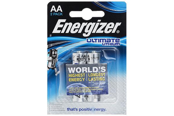 Energizer Ultim Lithium, type AA, 2 pièces