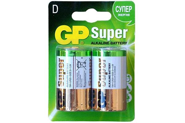 GP LR20 (D) Super Alkaline, 1.5V (2 pièces)