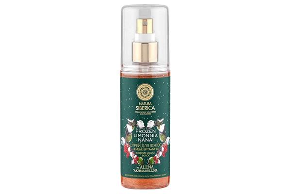 Natura Siberica Limonnik Nanai Spray capillaire Vitamines vivantes. Énergie et pousse des cheveux