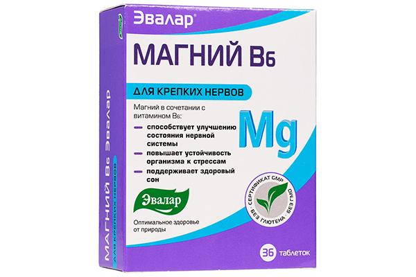 Evalar magnésium B6