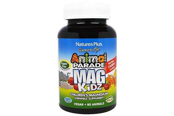 Natures Plus Animal Parade Mag Kidz Magnésium pour enfants