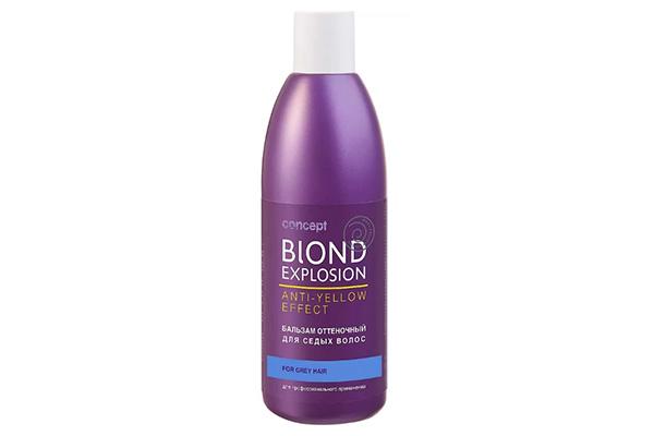 Explosion blonde concept
