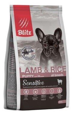Blitz Puppy Agneau & Riz toutes races sec